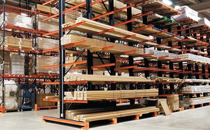 Cantilever Rack for Farragut warehouses