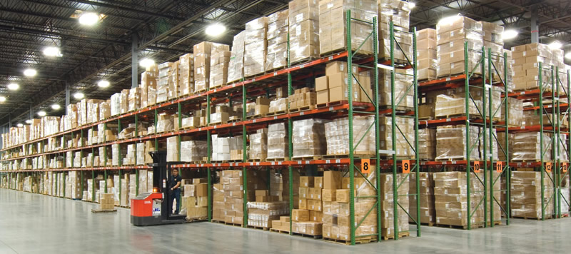 Industrial pallet racking warehouse in Knoxville Tennessee