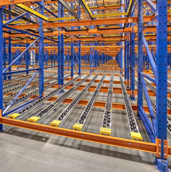 Pallet Flow Rack for Farragut warehouses