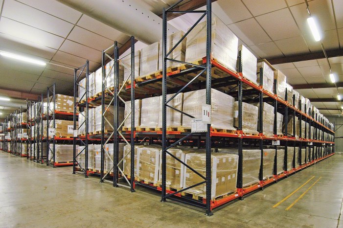 Push Back Pallet Rack for Farragut warehouses